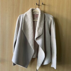Philosophy Cream Teddy Jacket Cozy Chic Outerwear